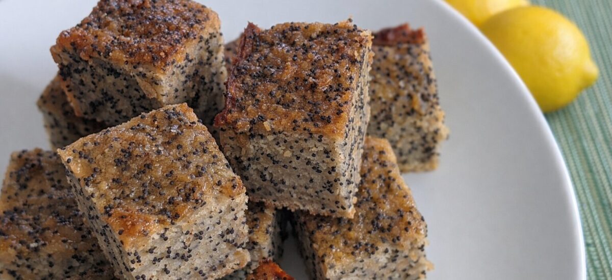 Lemon Poppyseed Squares