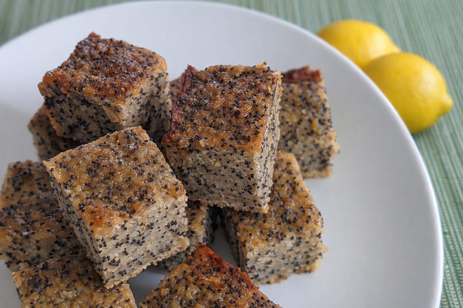 Lemon Poppyseed Squares